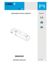 CAME EMEGA Instrukcja instalacji
