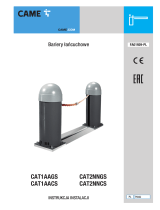 CAME CAT1AAGS-CAT1AACS Instrukcja instalacji