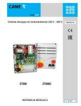 CAME ZT6N Instrukcja instalacji