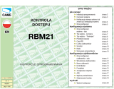 CAME RBM21/21110 HARDWARE Instrukcja instalacji