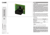 CAME PXV64-PXV256 Instrukcja instalacji