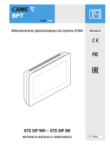 CAME XTS 5IP WH, XTS 5IP BK Instrukcja instalacji