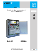 CAME ZLB24SA ZLB24SR Instrukcja instalacji