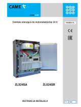 CAME ZLX24SA-ZLX24SR Instrukcja instalacji