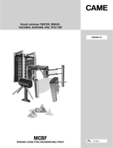 CAME Turnstiles MCBF Instrukcja instalacji