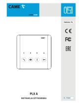 CAME PLX A Instrukcja obsługi