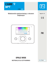 CAME OPALE W Instrukcja obsługi