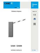 CAME GARD 2500 Instrukcja instalacji