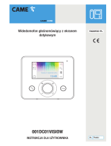 CAME DC01VISIOW Instrukcja obsługi