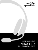 SPEEDLINK MAXTER 7.1 Surround USB Instrukcja obsługi