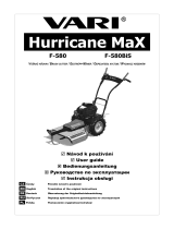 VARI F-580/F-580BiS Hurricane MaX Instrukcja obsługi