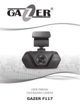 Gazer car video recorder F117 Instrukcja obsługi