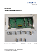Minebea Intec Cable Junction Box PR 6130/64Sa Instrukcja obsługi