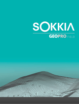Sokkia GeoPro Field Instrukcja obsługi
