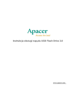 Apacer USB3.0 flash drive Instrukcja obsługi