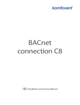 Komfovent BACNET connection C8 Instrukcja obsługi