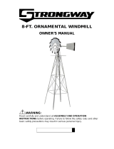 Strongway Ornamental Garden Windmill Instrukcja obsługi