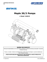 Carlisle BINKS - Maple Pump 30/3 Instrukcja obsługi
