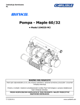 Carlisle BINKS - Maple Pump 60/32 Instrukcja obsługi