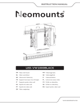 Neomounts LED-VW1000BLACK Instrukcja obsługi