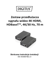 Digitus DS-55500 Skrócona instrukcja obsługi