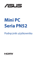 Asus ExpertCenter PN52(Barebone) Instrukcja obsługi