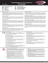 Jamara FolienbügeleisenPro Decal Instrukcja obsługi