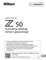 Nikon Z 50 Instrukcja obsługi