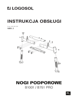 Logosol Nogi podporowe B1001 / B751 Pro Instrukcja obsługi