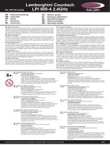 Jamara Lamborghini Countach LPI 800-4 Instrukcja obsługi
