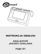 Sonel PQM-707 Instrukcja obsługi