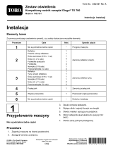 Toro Light Kit, Dingo TX 700 Compact Tool Carrier Instrukcja instalacji