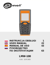 Sonel LMW-100 Instrukcja obsługi