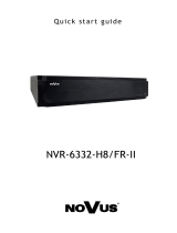 Novus NVR-6332-H8/FR-II Instrukcja obsługi