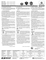 Monacor KU-616T Instrukcja obsługi