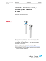 Endres+Hauser KA Gammapilot FMG50 HART Short Instruction