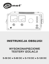 Sonel S-120 DC Instrukcja obsługi