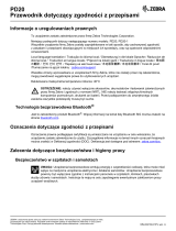 Zebra PD20 Instrukcja obsługi