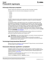 Zebra TC27 Instrukcja obsługi