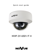 Novus NVIP-2VE-6501/F-II Instrukcja obsługi