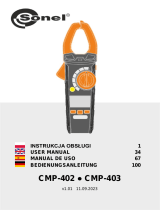 Sonel CMP-402 Instrukcja obsługi