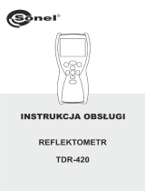 Sonel TDR-420 Instrukcja obsługi