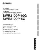 Yamaha SWR2100P Instrukcja obsługi