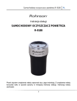 Rohnson R-9100 Car Air Purifier Instrukcja obsługi