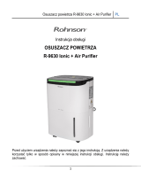 Rohnson R-9630 Ionic + Air Purifier Instrukcja obsługi