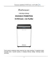 Rohnson R-9725 Ionic + Air Purifier Instrukcja obsługi