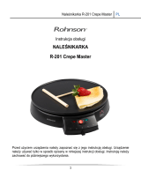 Rohnson R-201 Crepe Master Instrukcja obsługi