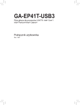 Gigabyte GA-EP41T-USB3 Instrukcja obsługi