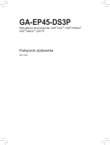 Gigabyte GA-EP45-DS3P Instrukcja obsługi