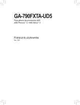 Gigabyte GA-790FXTA-UD5 Instrukcja obsługi